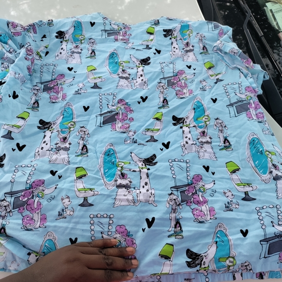 Dog lover Scrub Top - Picture 5 of 5